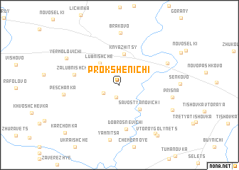 map of Prokshenichi