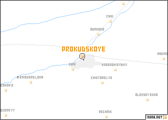map of Prokudskoye