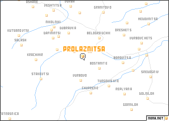 map of Prolaznitsa