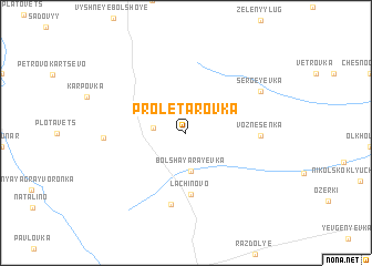 map of Proletarovka