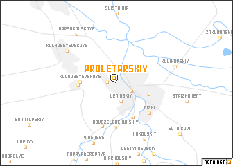 map of Proletarskiy