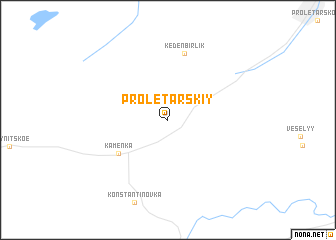 map of Proletarskiy