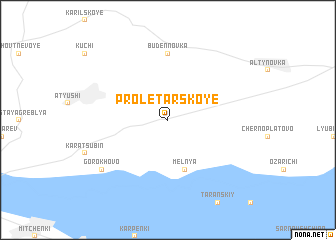 map of Proletarskoye