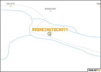 map of Promezhutochnyy