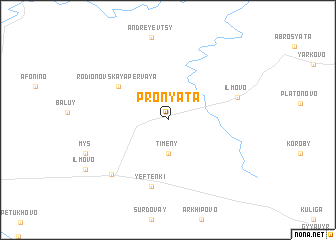 map of Pronyata