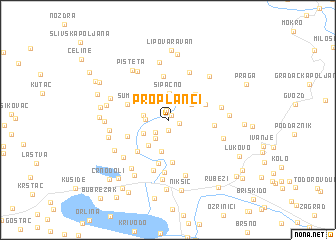 map of Proplanci