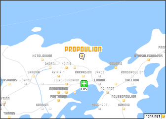 map of Propoúlion