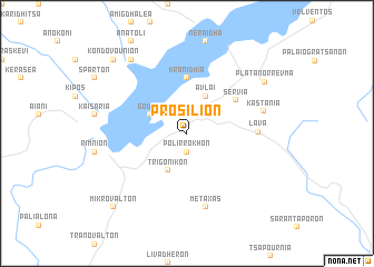 map of Prosílion