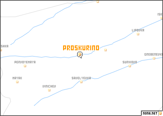 map of Proskurino