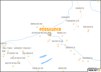 map of Proskurka