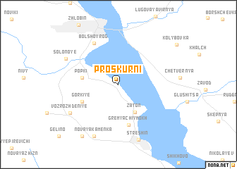 map of Proskurni