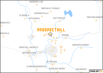 map of Prospect Hill