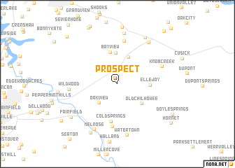 map of Prospect