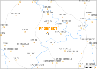 map of Prospect