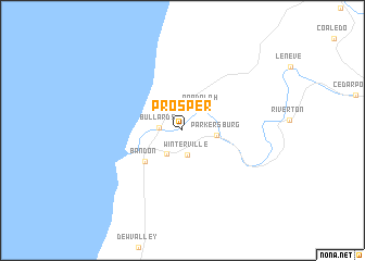 map of Prosper