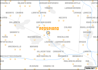 map of Prospiano