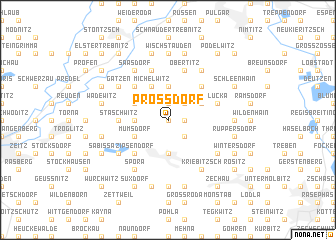 map of Prößdorf