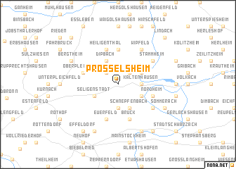 map of Prosselsheim