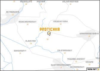 map of Protichka