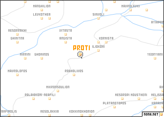 map of Próti