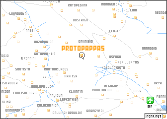 map of Protópappas
