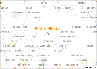 map of Protopopeşti