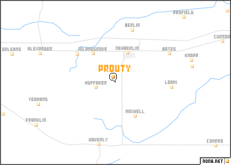 map of Prouty