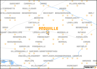 map of Prouville