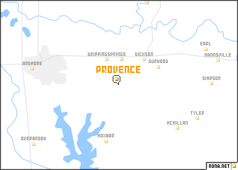 map of Provence