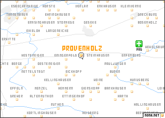 map of Prövenholz