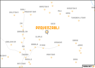 map of Provenzabli