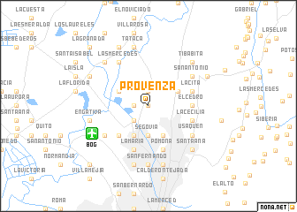 map of Provenza