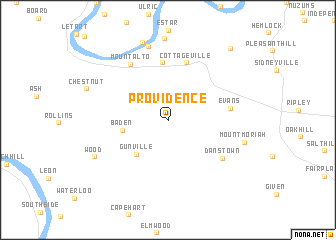 map of Providence