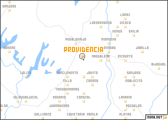 map of Providencia