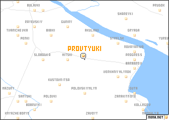 map of Provtyuki