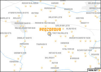 map of Prozorova