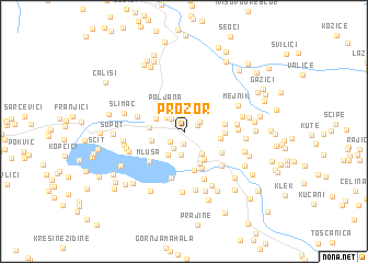 map of Prozor