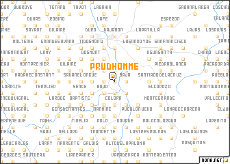 map of Prudhomme