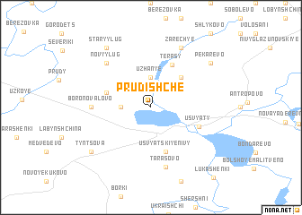 map of Prudishche