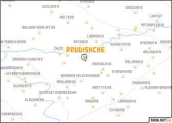 map of Prudishche