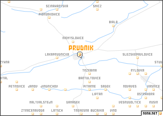map of Prudnik