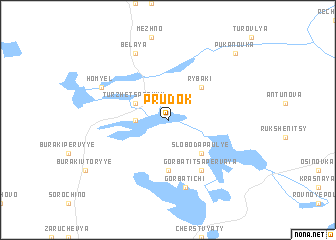 map of Prudok