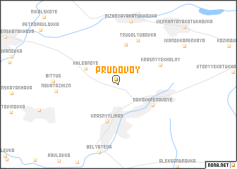 map of Prudovoy