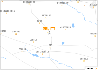 map of Pruitt