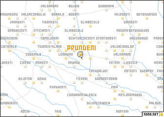 map of Prundeni