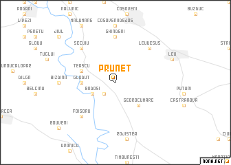 map of Prunet