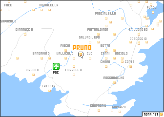 map of Pruno