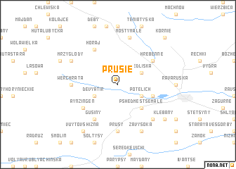 map of Prusie
