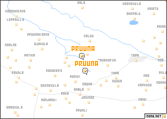 map of Pruuna