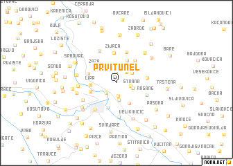 map of Prvi Tunel